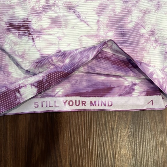 Lululemon size 4 long sleeve be tie dye shirt - Picture 2 of 5